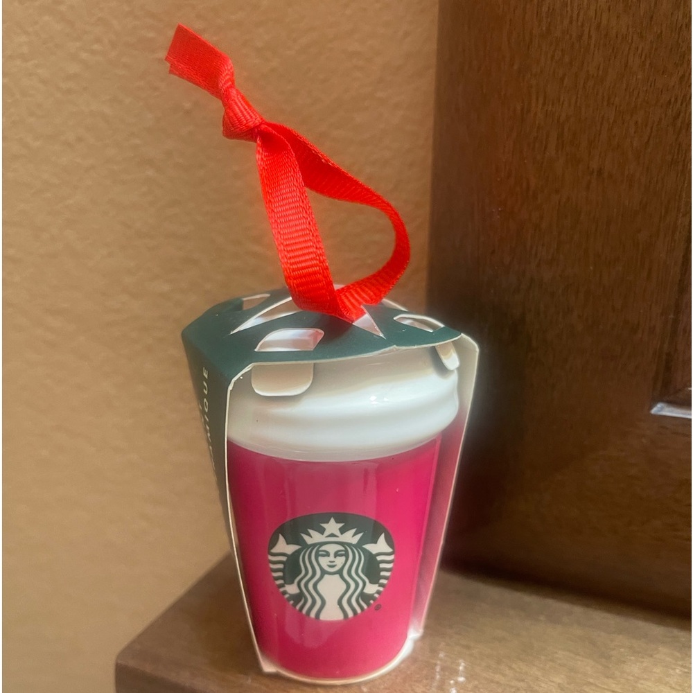 Starbucks Cup Ornament - Pink 2021 Edition